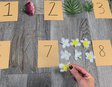 Counting activity with nature materials