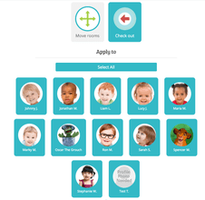 bulk update for all children at child care center