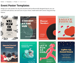 event poster templates