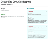 child report home daycare